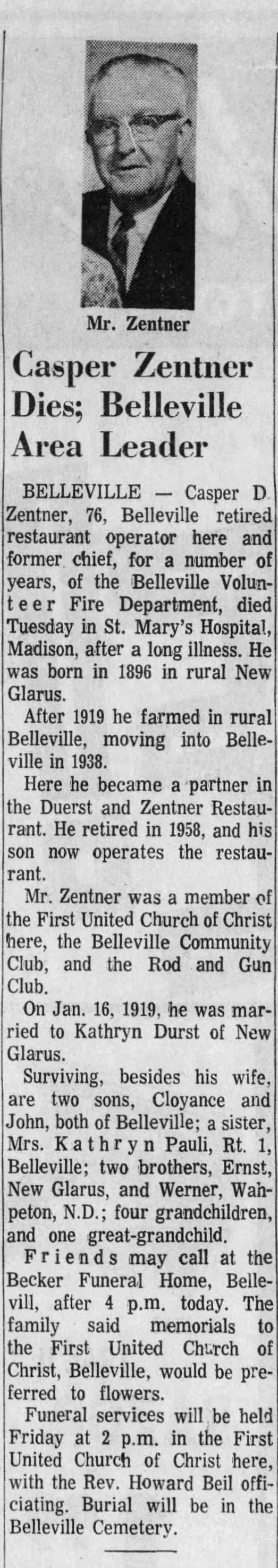 Clipping from The Capital Times